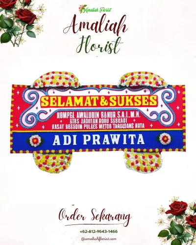 Karangan Bunga Ucapan Selamat di Dodu